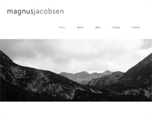 Tablet Screenshot of magnusjacobsen.com